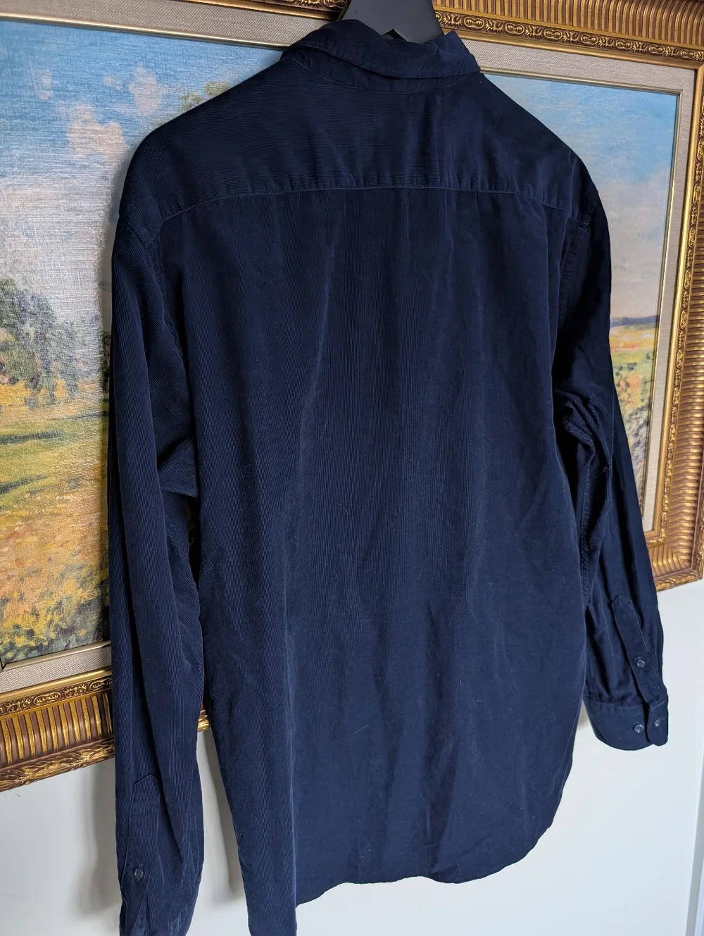 Uniqlo Dark Navy Corduroy Shirt XL